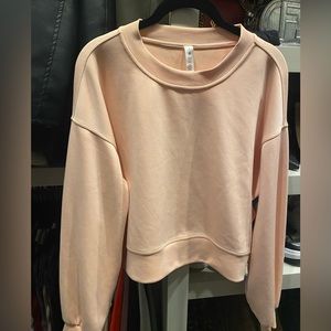 Lululemon perfectly soft oversized cropped crew